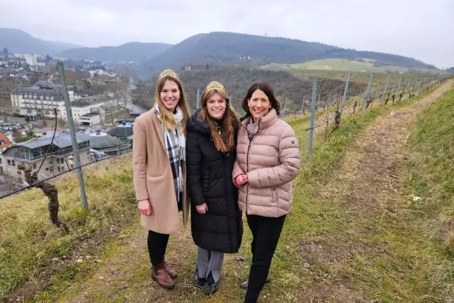 Weinhoheiten trafen Schirmherrin Daniela Schmitt, um Content für VITAEVINO zu erstellen.