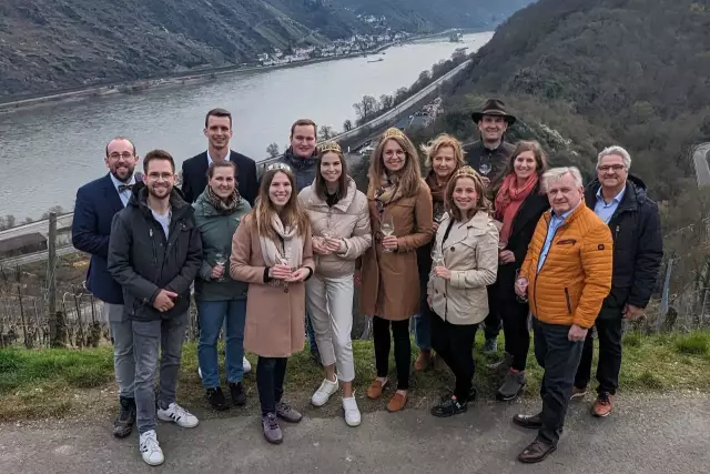 Mitte März besuchten die Deutschen Weinhoheiten das Weinanbaugebiet Mittelrhein.